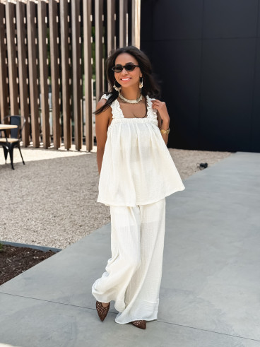 Pantalon Rosetta - Beige