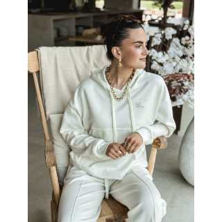 Pull à capuche Siham - Ecru