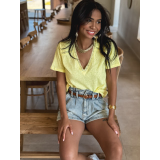T-shirt Albina - Jaune