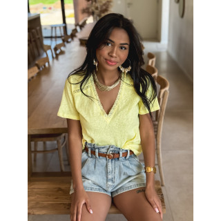 T-shirt Albina - Jaune