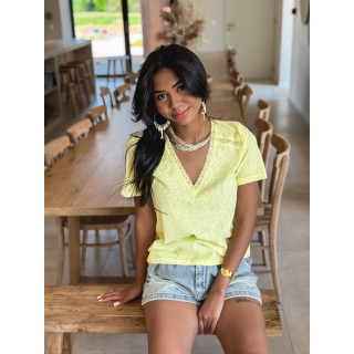 T-shirt Albina - Jaune