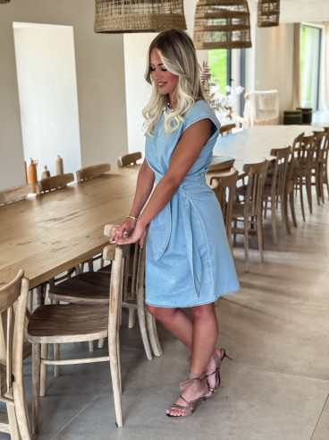 Robe courte ShaÏa - Bleu jeans