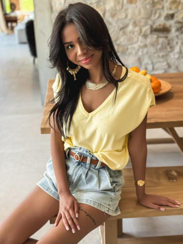 Pull Ganael - Jaune