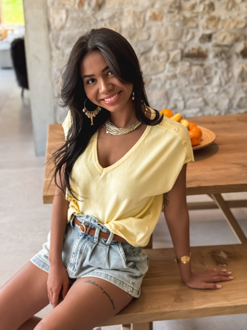 Pull Ganael - Jaune