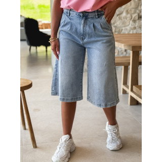 Bermuda Rahia - Bleu jeans