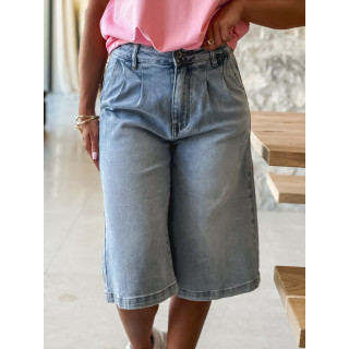 Bermuda Rahia - Bleu jeans