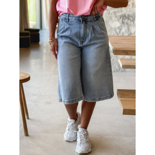 Bermuda Rahia - Bleu jeans
