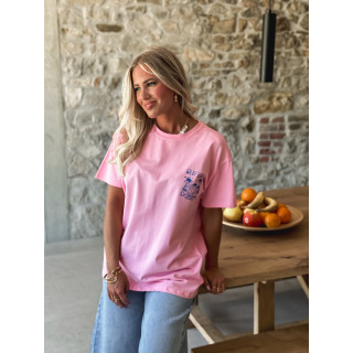 T-shirt West coast - Rose