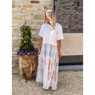 Robe longue Erica - Blanc
