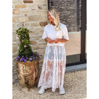 Robe longue Erica - Blanc