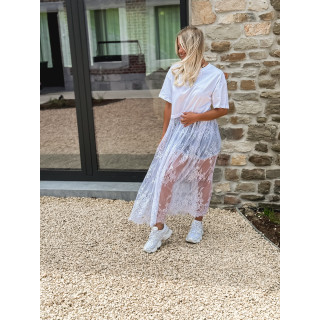 Robe longue Erica - Blanc