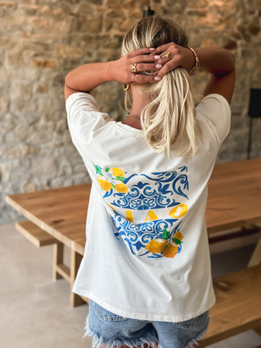 T-shirt Crémone - Blanc