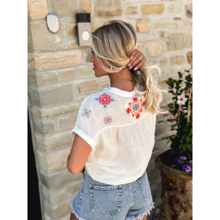 Blouse Julie - Blanc