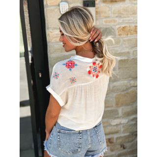 Blouse Julie - Blanc