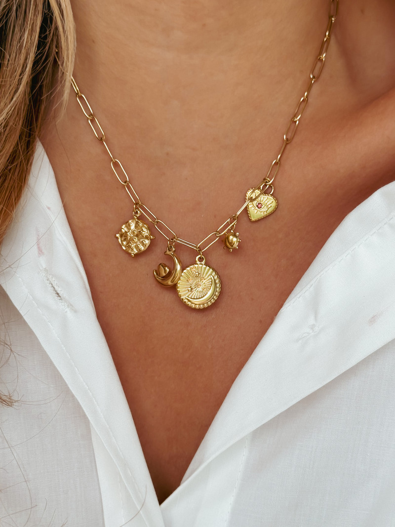 Collier Eleusis -  Doré