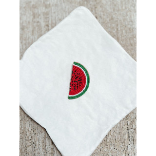 Broche Pastèque - Rouge