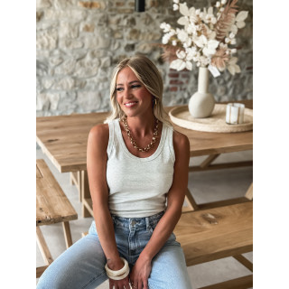 Top Alexia - Gris