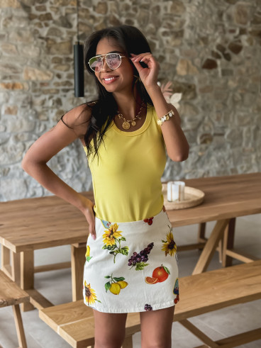 Top Alexia - Jaune