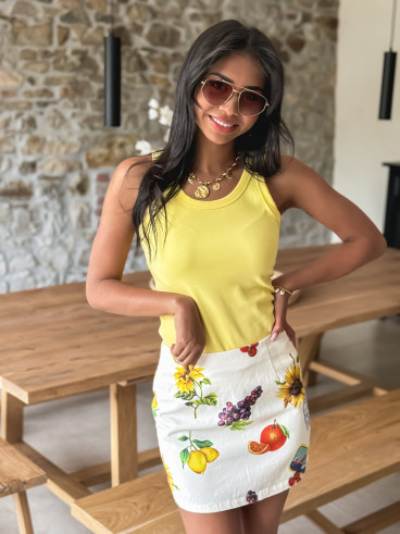 Top Alexia - Jaune