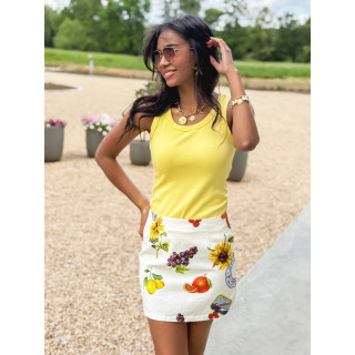 Top Alexia - Jaune