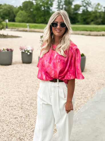 Blouse Huberta - Fuchsia