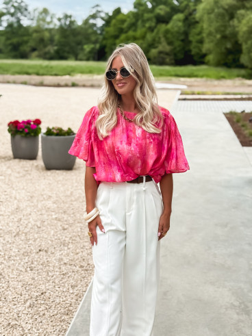Blouse Huberta - Fuchsia