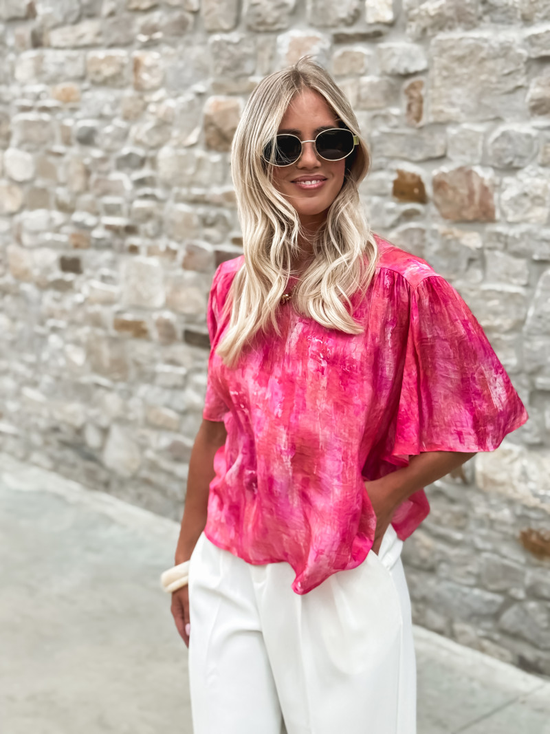 Blouse Huberta - Fuchsia