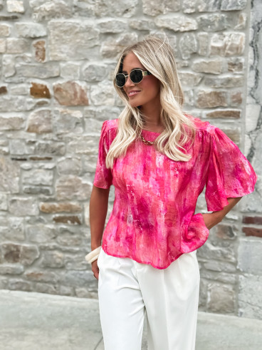 Blouse Huberta - Fuchsia