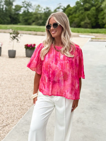 Blouse Huberta - Fuchsia