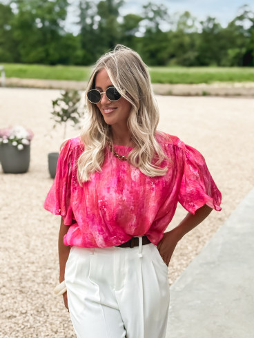 Blouse Huberta - Fuchsia
