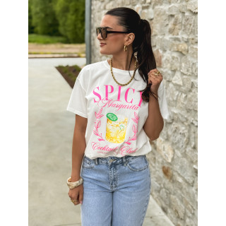 T-shirt Spicy - Blanc
