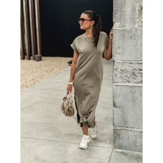 Robe longue Naëlie - Kaki