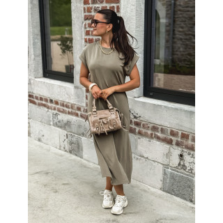 Robe longue Naëlie - Kaki