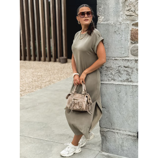 Robe longue Naëlie - Kaki