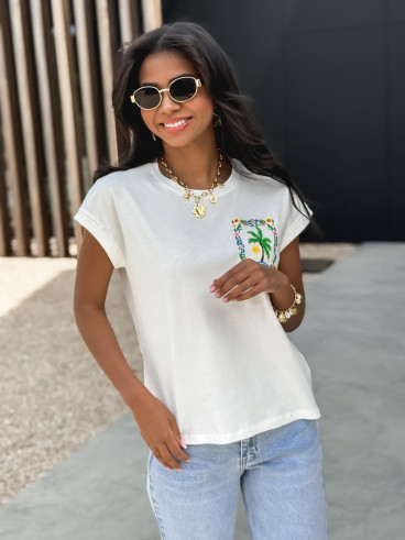 T-shirt Baïla - Blanc