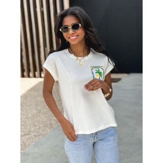 T-shirt Baïla - Blanc
