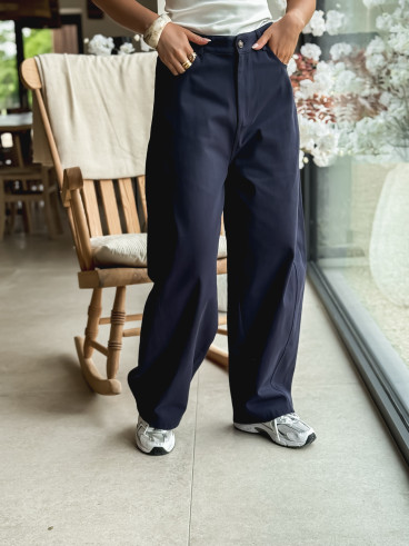 Jeans Lilana - Bleu marine
