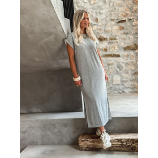 Robe longue Naëlie - Gris