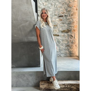 Robe longue Naëlie - Gris