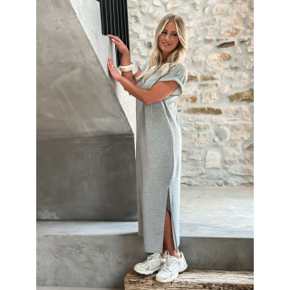 Robe longue Naëlie - Gris