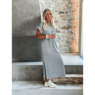 Robe longue Naëlie - Gris
