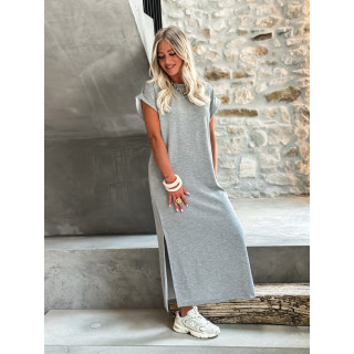 Robe longue Naëlie - Gris