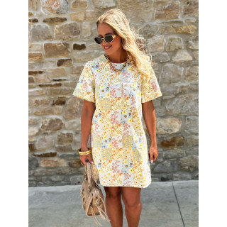 Robe courte à fleurs Ellinna - Multicolore