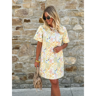 Robe courte à fleurs Ellinna - Multicolore