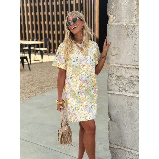 Robe courte à fleurs Ellinna - Multicolore