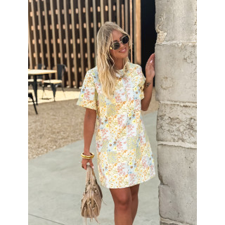 Robe courte à fleurs Ellinna - Multicolore