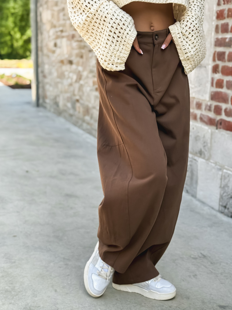 Jeans Lilana - Chocolat