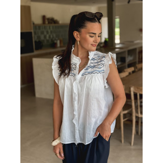 Blouse Philae - Blanc