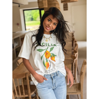 T-shirt Sicilia - Blanc