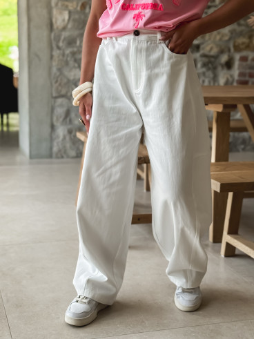 Jeans Lilana - Blanc